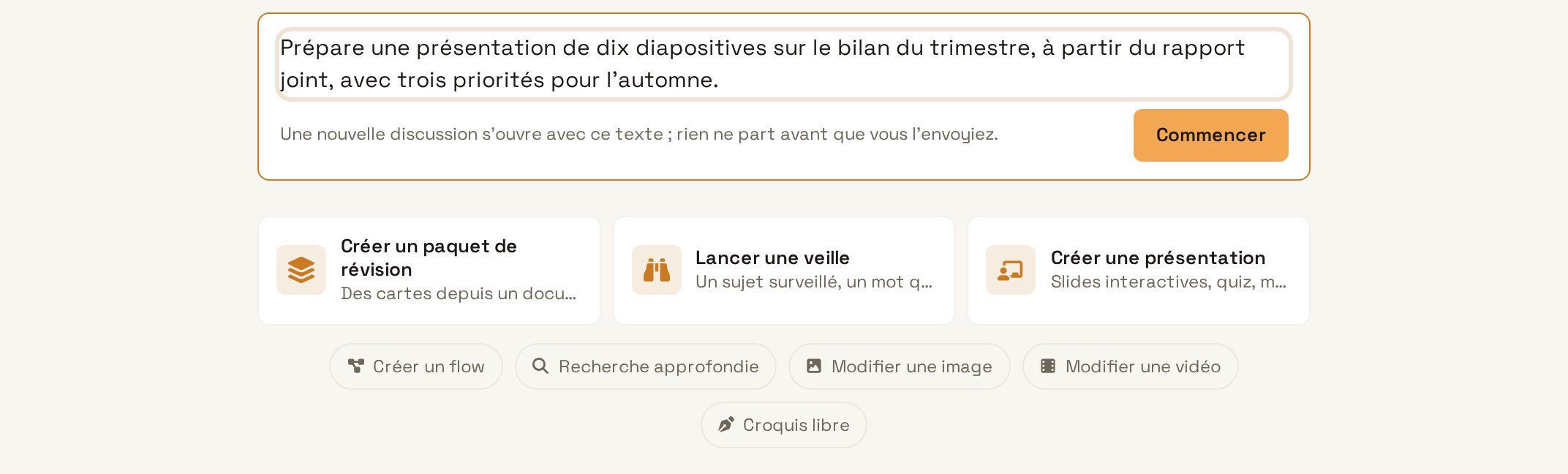 Capture de l’application